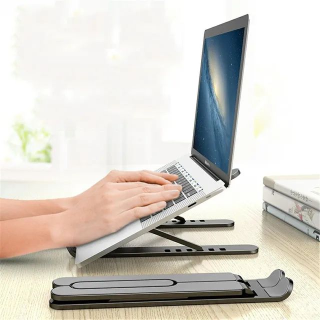 Suporte para Notebook Metálico com plástico resistente