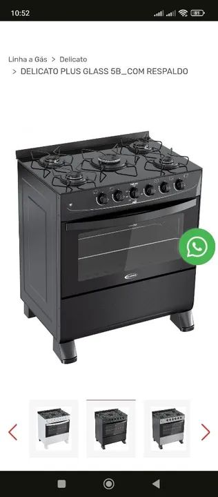 FOGÃO NOVO 5 BOCAS ALTO PADRÃO  - Foto 2