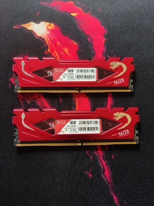 Memória Ram DDR4 3200mhz Jazer 16gb (2x8gb) Último kit - Foto 2