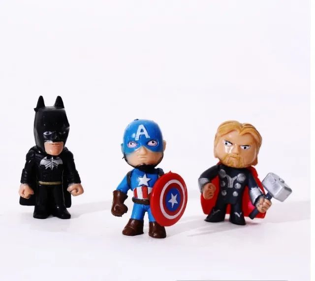 Kit c/12 Miniaturas: Marvel / Vingadores / The Avengers / Capcom Action Figure - Foto 5
