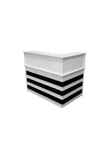 balcão L canelado light 120/75