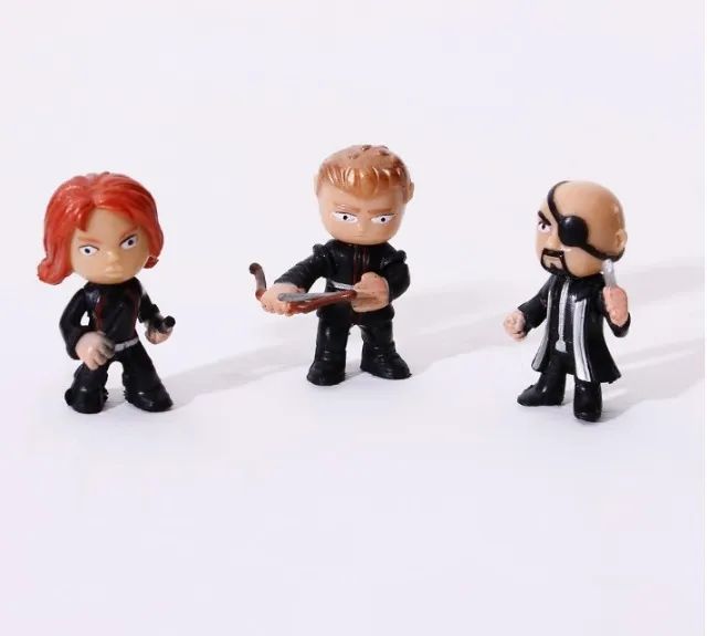 Kit c/12 Miniaturas: Marvel / Vingadores / The Avengers / Capcom Action Figure - Foto 2