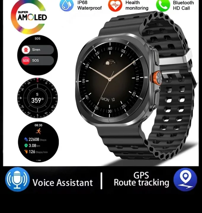 Smartwatch ultra redondo