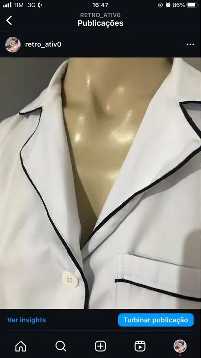 Jaleco / avental profissional da saúde  - Foto 2
