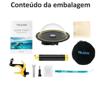 Dome Gopro 9, 10,11 e 12 (com acessórios) - Foto 2