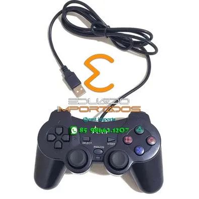 Controle Joystick USB Dualshock - Foto 4