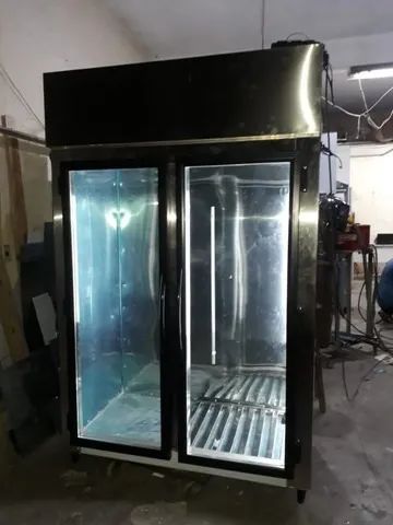 Expositor  de Cerveja e refrigerante em aço inox, com portas de vidro  - Foto 3