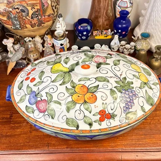 Magnífica sopeira em cerâmica Lis Cerâmica. - Foto 3