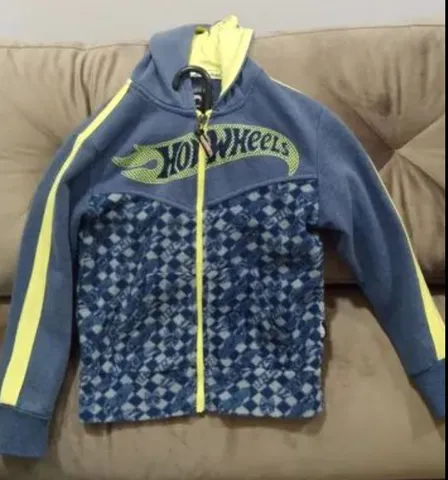 Blusa de frio infantil _ moleton com zíper