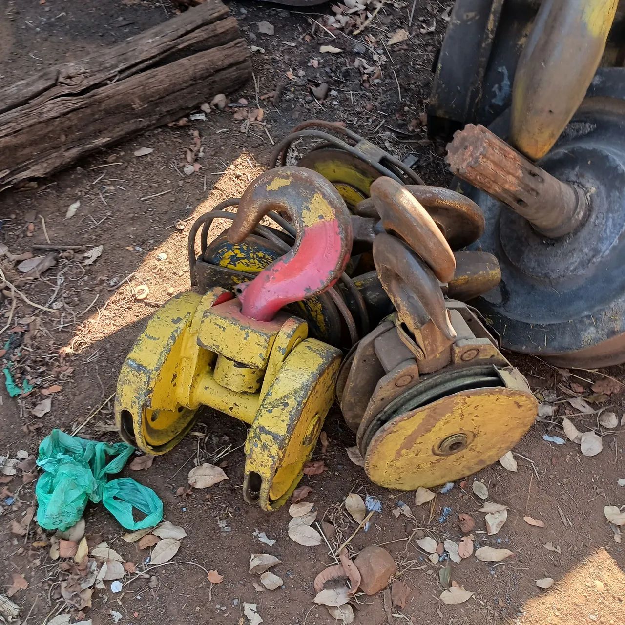 Moitão e rodas de ponte.