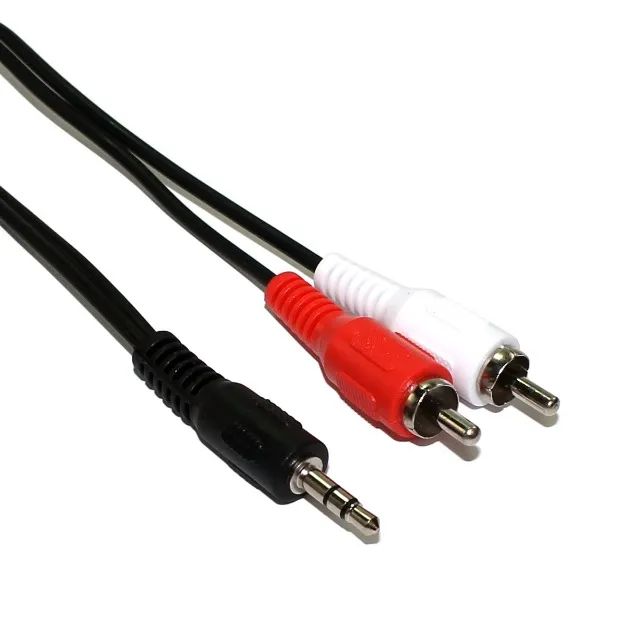 Cabo P2 Macho X 2 Rca Macho Para Audio - Foto 3