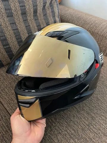 Capacete Tricomposto AGV S4 SV Tamanho M (58) om Óculos de Sol