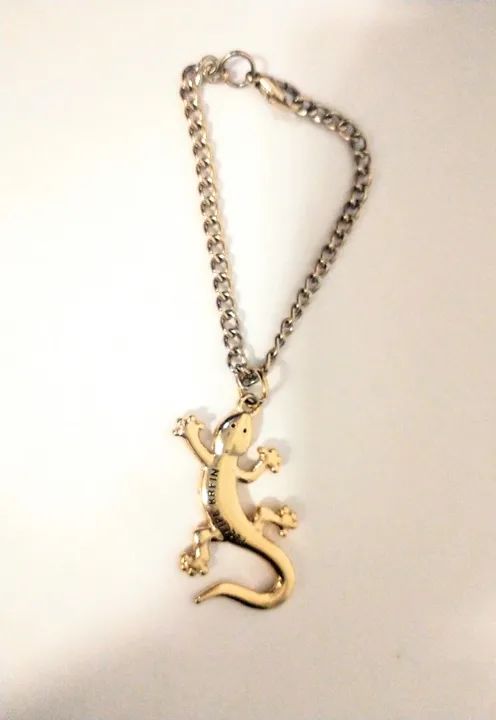 Chaveiro dourado lagarto  - Foto 2