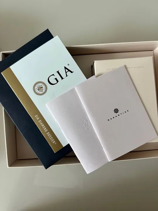 Anel De Noivado Stella Diamonds Forever 15 Ouro Branco 18k 40 Pontos - Foto 3