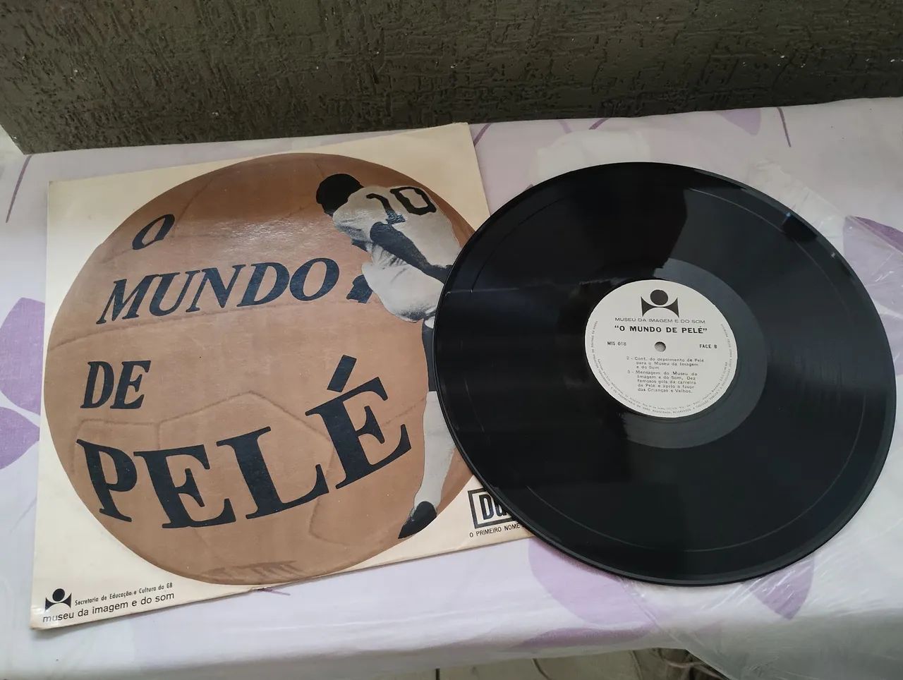 Disco de Vinil - O Mundo de Pelé