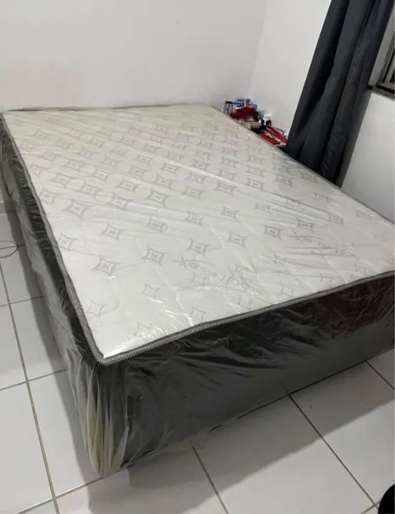 Casal 1,38X1,88 espuma 8cm - Foto 2