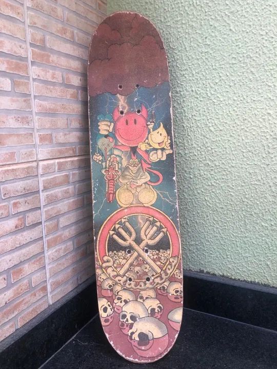 Skate de madeira com lixa semiprofissional  - Foto 2