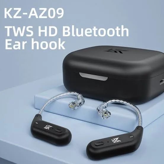 Fone de Ouvido KZ-AZ09 TWS HD Bluetooth Earhook Novo