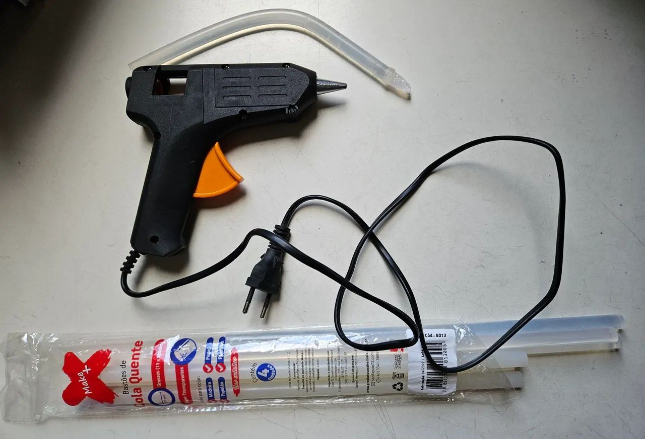 Pistola cola quente com bastões - Foto 4