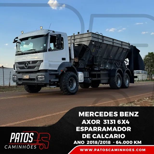 Mercedes Benz Axor 3131 6x4 Esparramador de Calcario 2018/2018