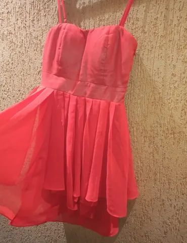 Vestido vermelho Chiffon - Foto 2