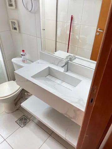 Pia esculpida em porcelanato  - Foto 5