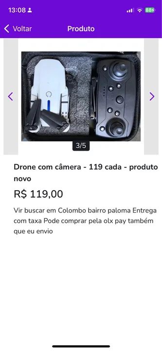 Drone com câmera - Novo - Foto 2