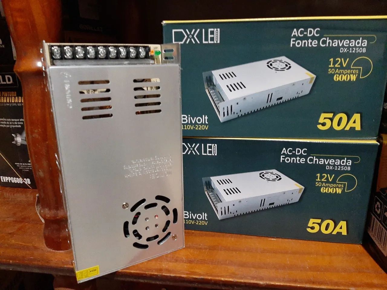 Fonte Chaveada 50A 600W Bivolt - Foto 3