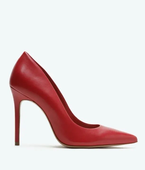 SCARPIN SCHUTZ DE COURO VERMELHO - Foto 2