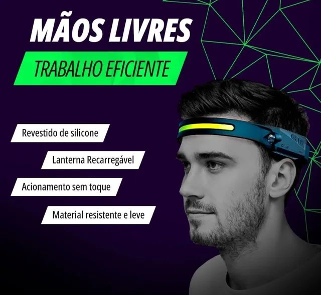 LANTERNA LED DE CABEÇA  - Foto 3