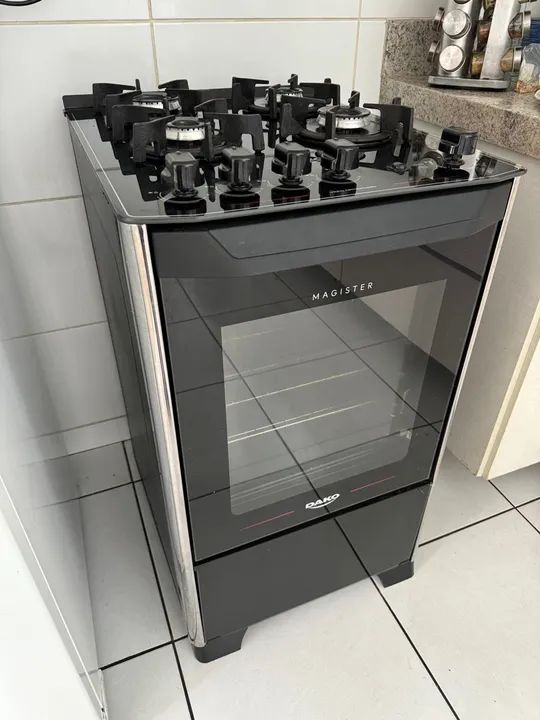 Fogão 4 Bocas Dako Magister - Preto - Foto 3