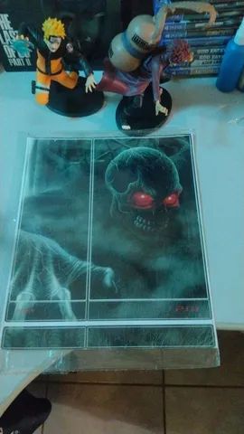 Skin PS4 modelo FAT  caveira negra