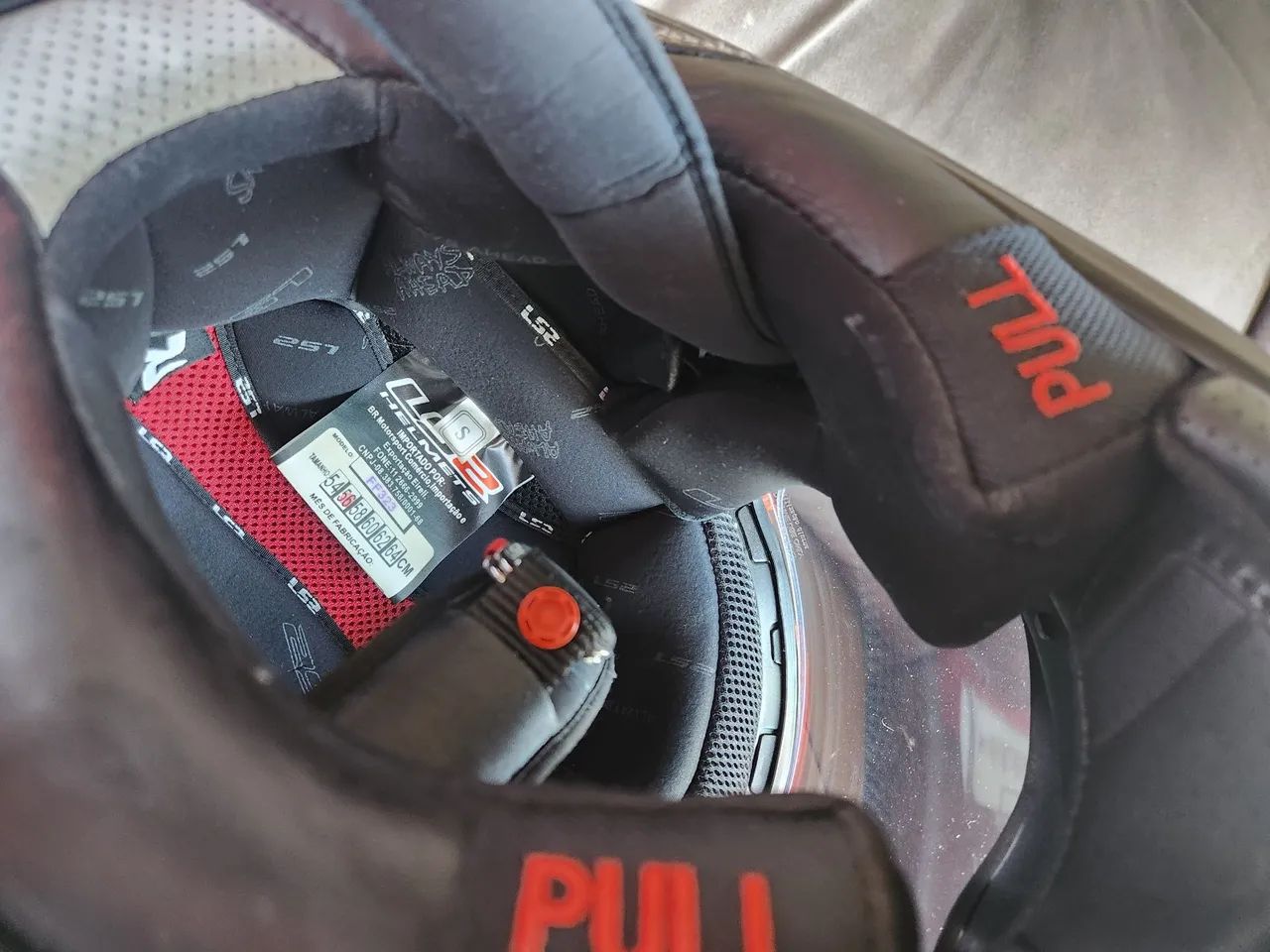 Capacete LS2 carbon arrow c evo  , sem detalhes  - Foto 4