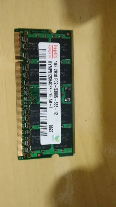 pentes de memoria notebook 1gb - Foto 2
