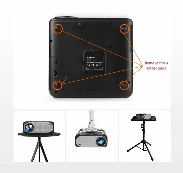 Projetor Thundeal TD97 Full HD 7800 Lumens LED Bluetooth iOS e Android - Foto 6