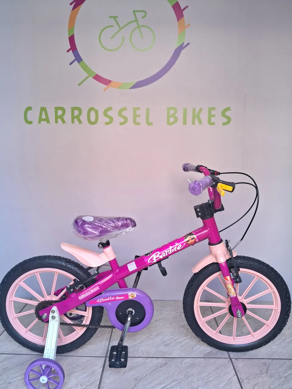 Bicicleta Infantil Nathor Barbie **PROMOÇÃO!