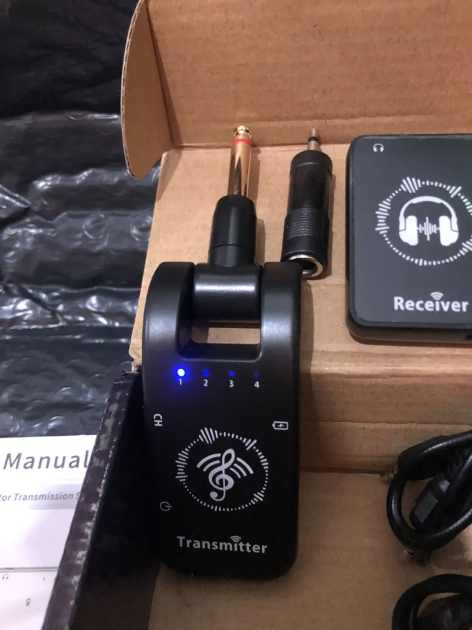Receptor e transmissor Monitor de Palco ( Retorno para Fone )