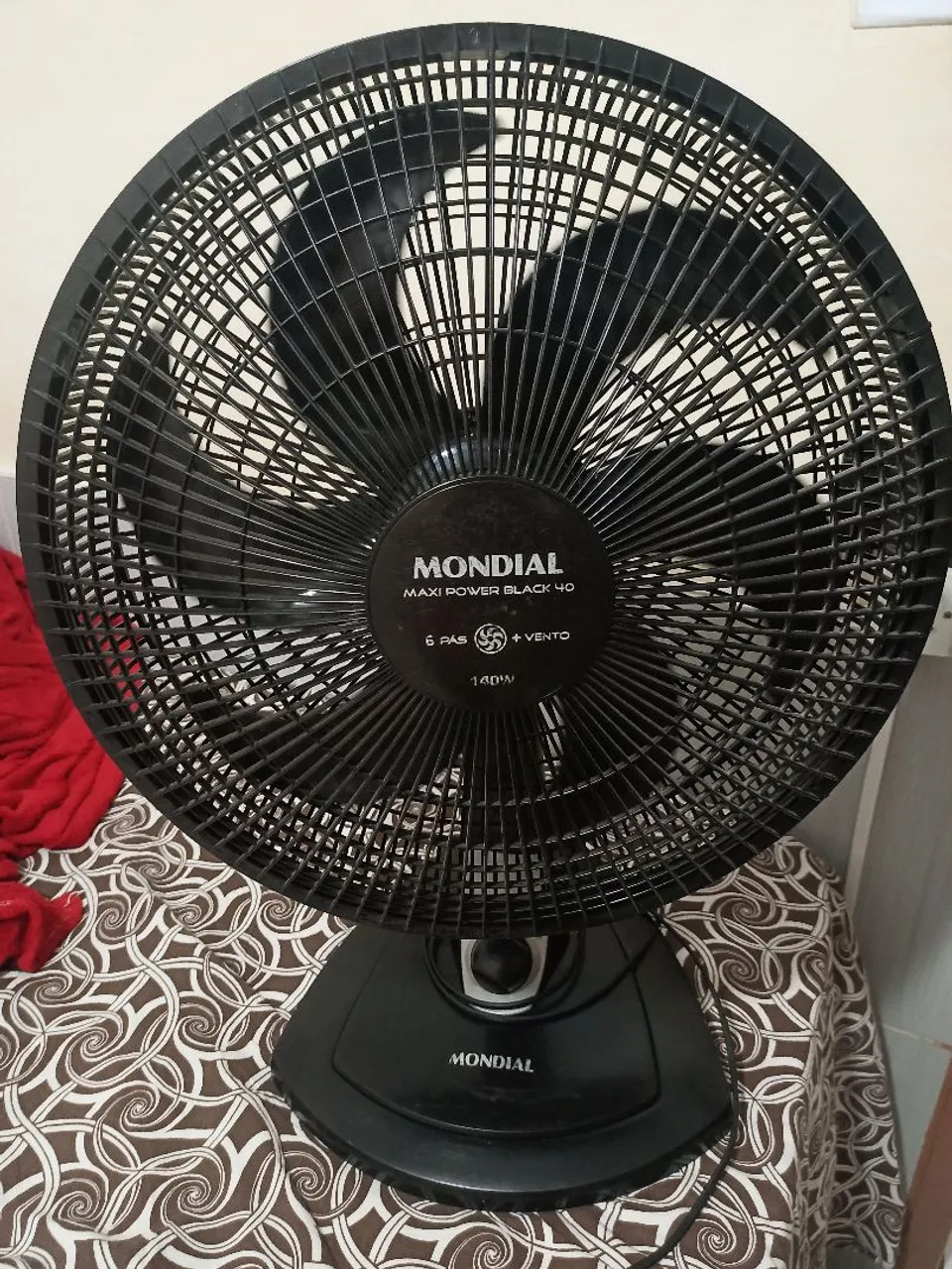 Ventilador Mondial Maxi Power Black 40cm