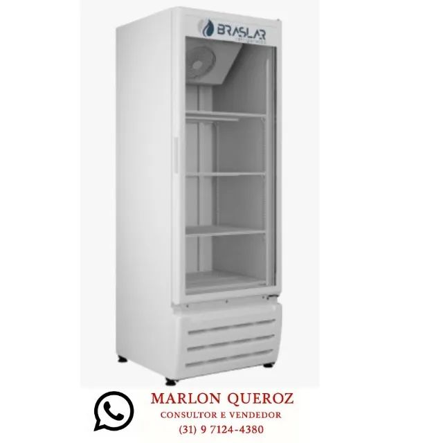 Freezer Vertical Dupla Ação Braslar 500 Litros Novo