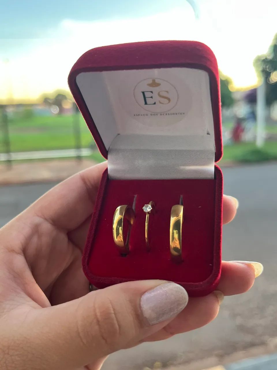 Aliança de casamento aço  - Foto 3