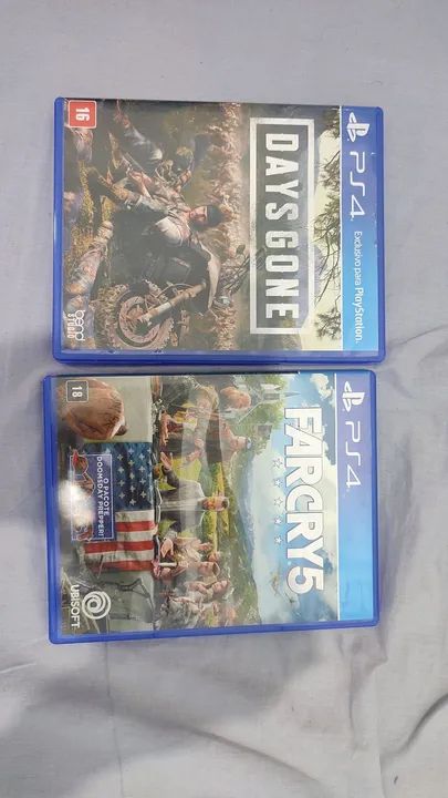 Far Cry 5 e Days Gone para PS4