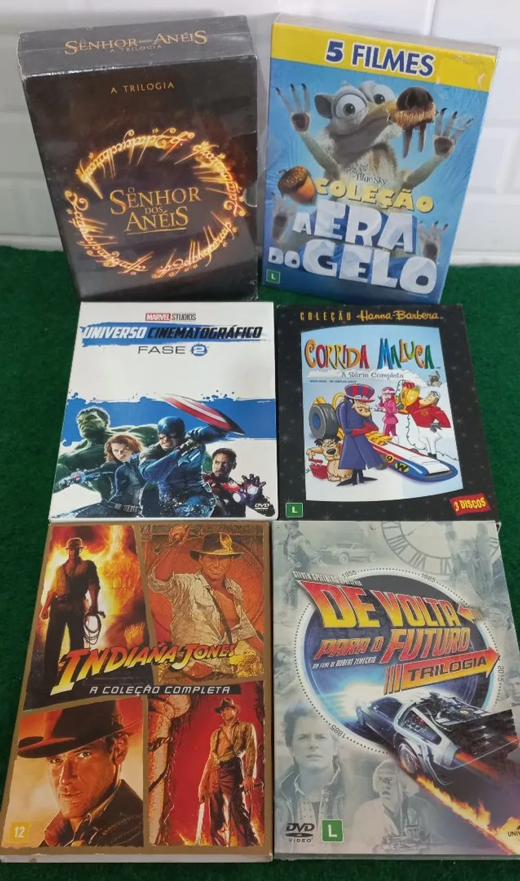 Coleção de DVDs Alguns Lacrados - Diversos Títulos