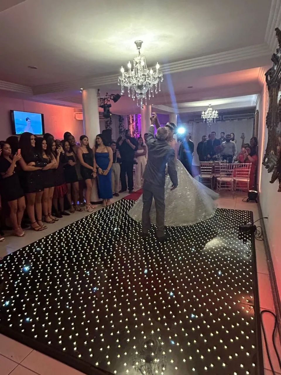 DJ Piso de Led Paris, Som Luz e Fumaça  - Foto 4