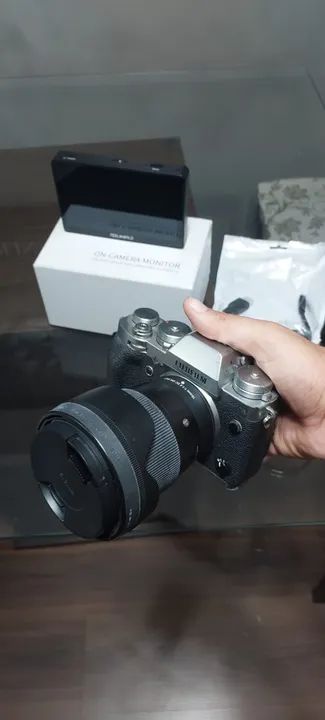 Câmera Fuji film XT3 + Monitor Externo - Foto 4