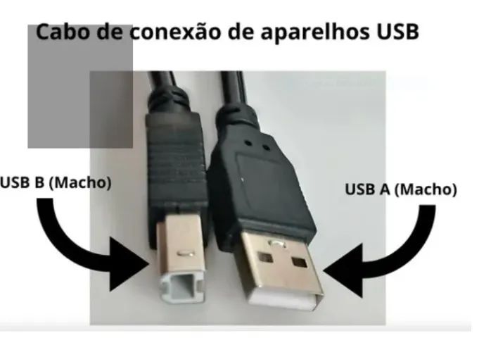 Cabo impressora HP (USB) Original 