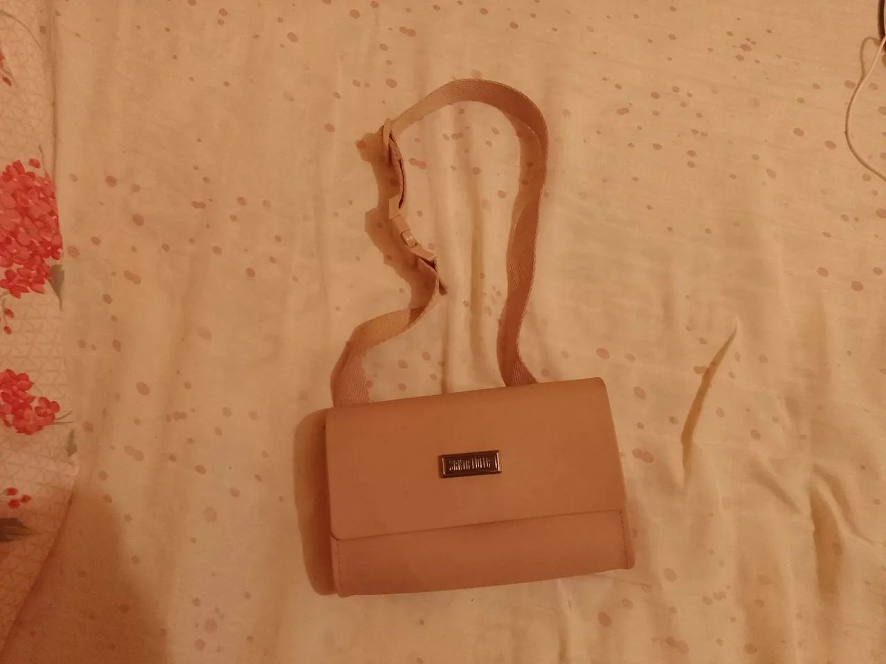 Bolsa laranja com creme - Foto 4