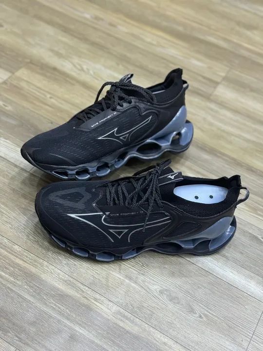 Wave Tenis Mizuno Masculino Prophecy Azul E Verde Mizuno Pro