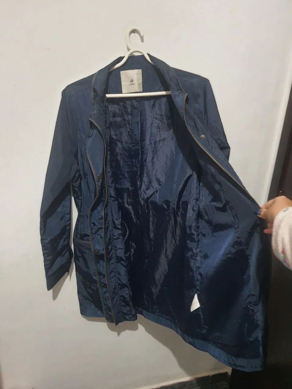 Sobretudo parka azul Marinho M - Foto 3