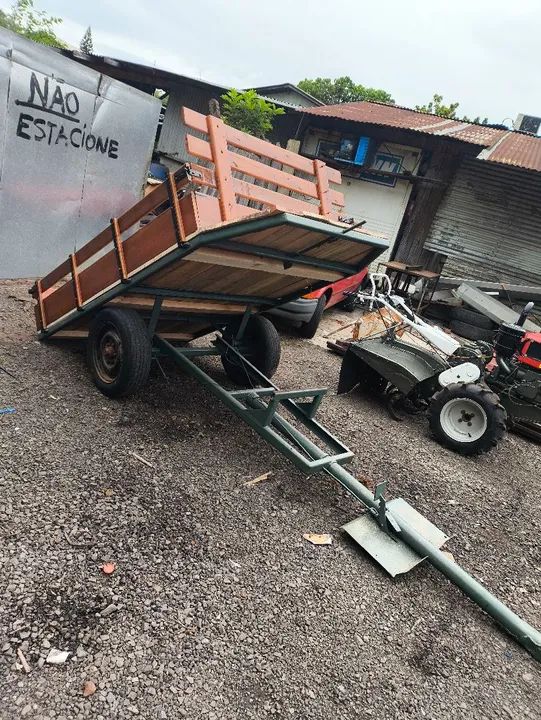 Carreta para micro trator 