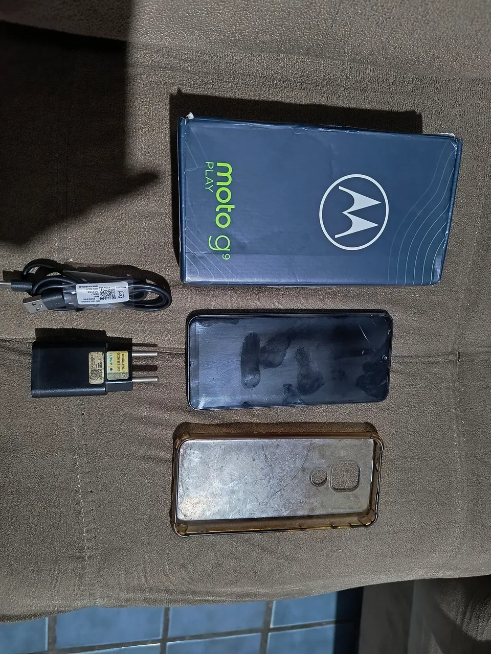 Celular Motorola Moto G9 Play Cor Verde Turquesa 64 Gigas